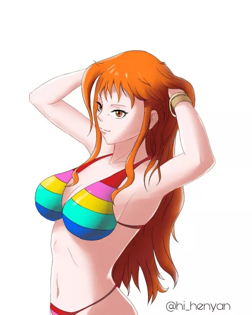 My Nami Fanart💫 by hi_henyan