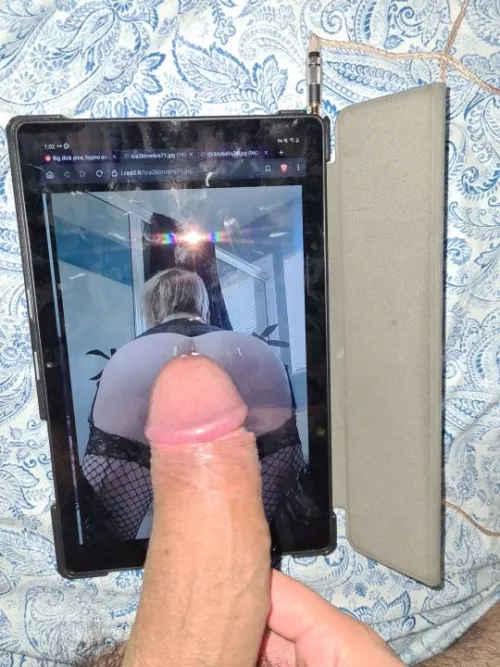 My new favorite picture! Love knowing I make huge cocks hard! by MistySissy89