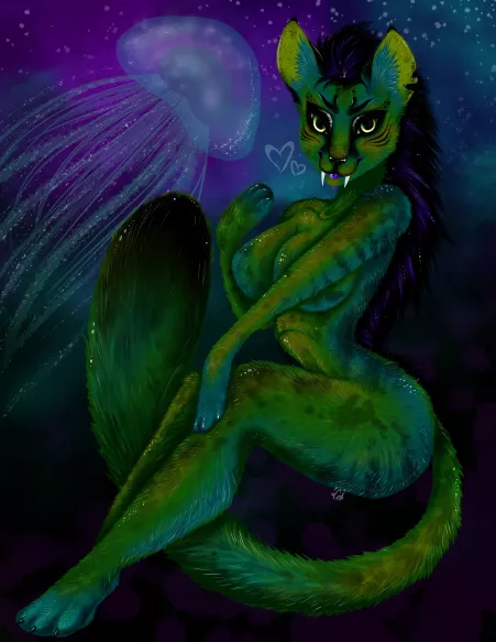 My New Fursona, Jelly! (Art by me)! by lost_creaturez