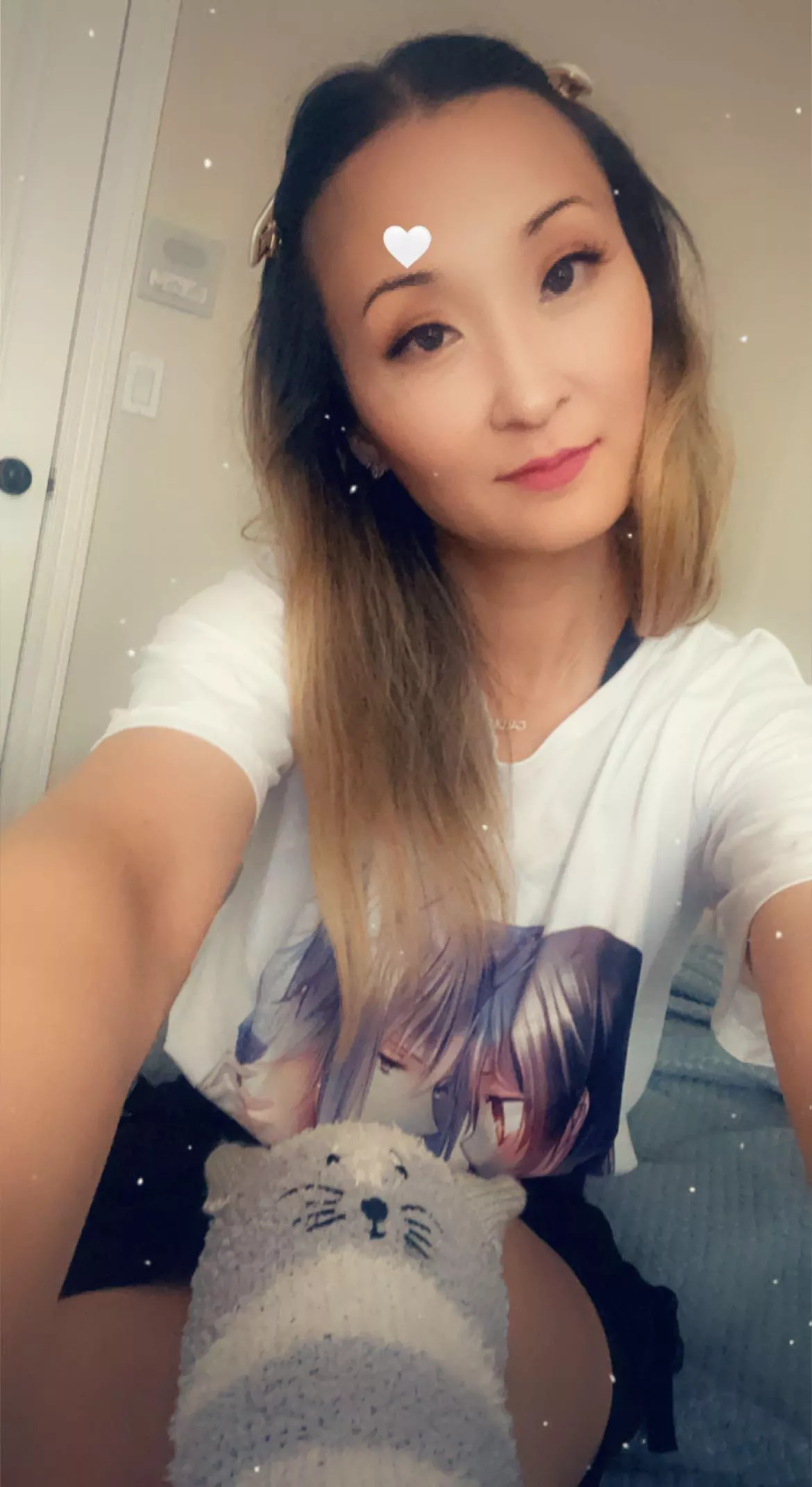 💗 my new Kamisama kiss fangirl tee and knee higgh fox socks 💜😉 posted by intangible-assets