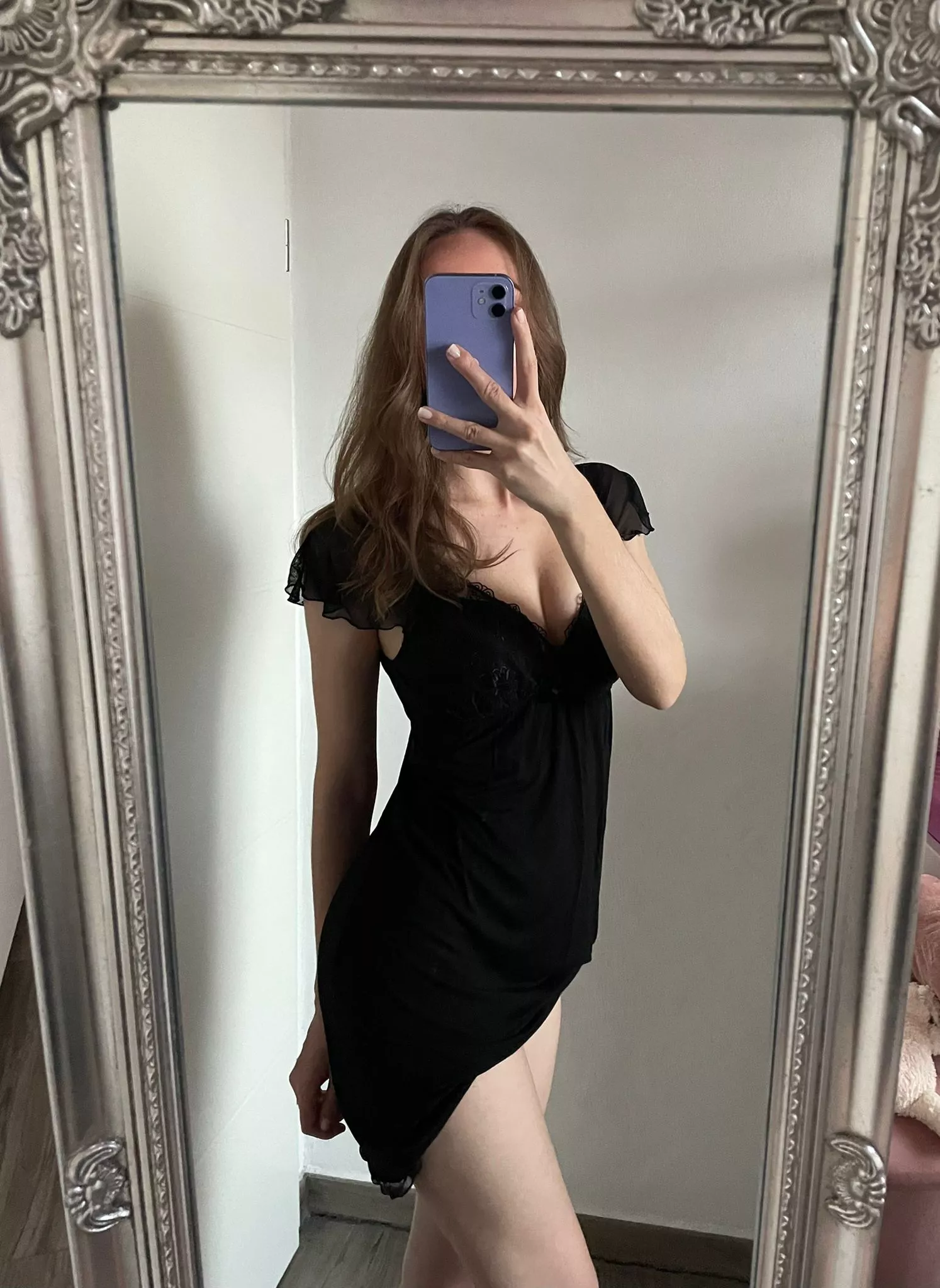 My new nightgown 😇 wanna take it off me? posted by lovelyletiicia