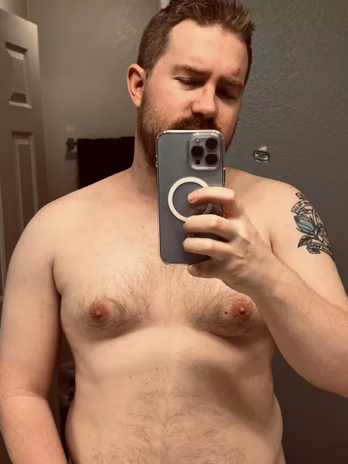 My new place has a great mirror selfies by LVCub90