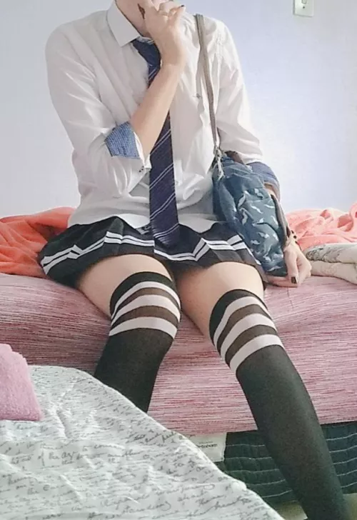 my new uniform hehe by Wholesome-Girl
