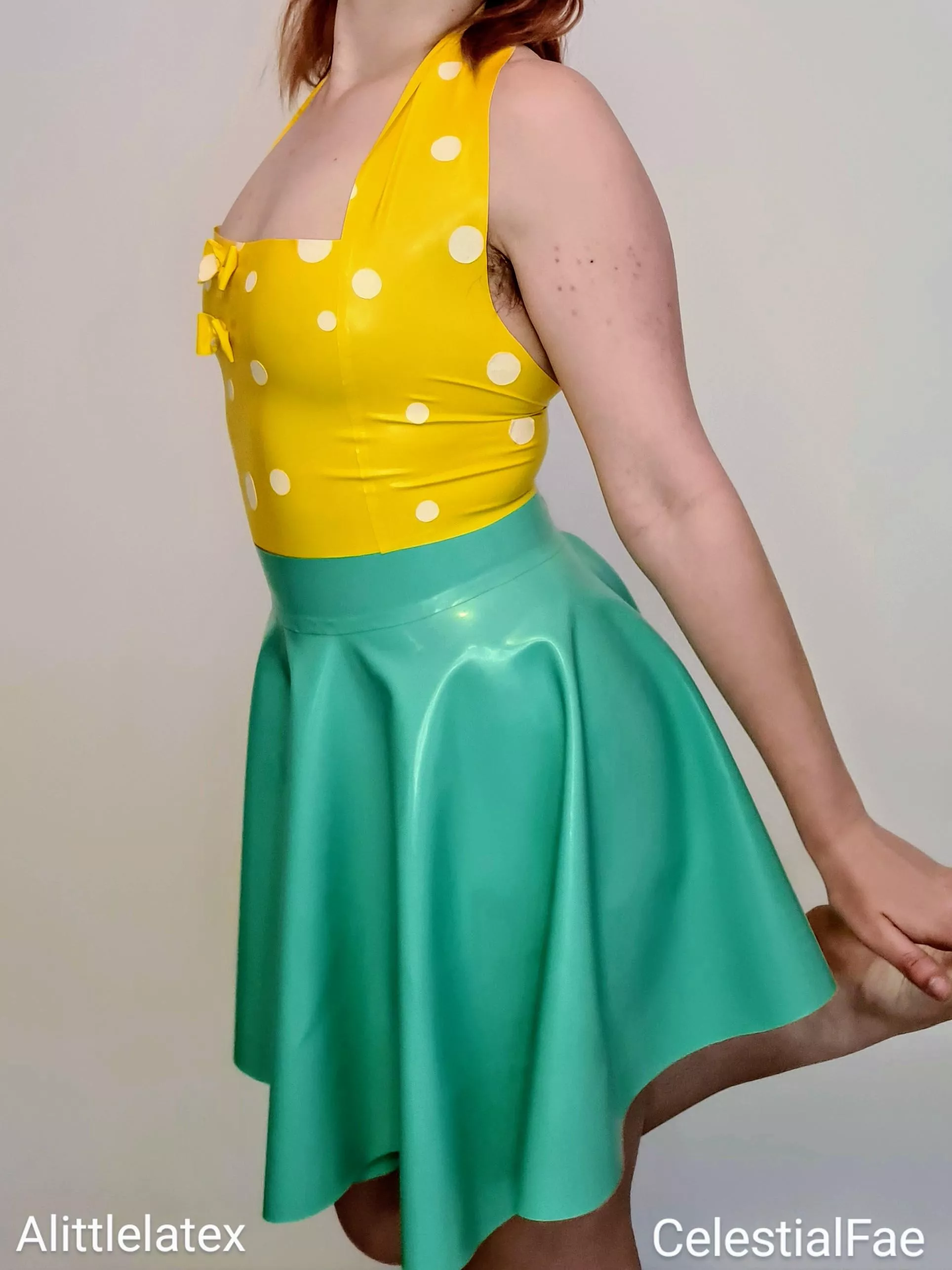 My new vintage 50s style set from A Little Latex 🥰 posted by aussubby