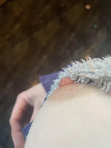 My nipple looks so comfy and warm by Primary-Research-566