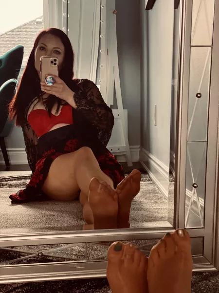 My nylon feet need a massage. by Lady_Seetrah