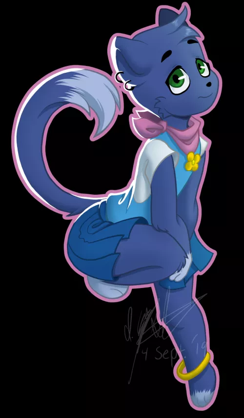 My OC in a cute outfit :) by NeroStreet