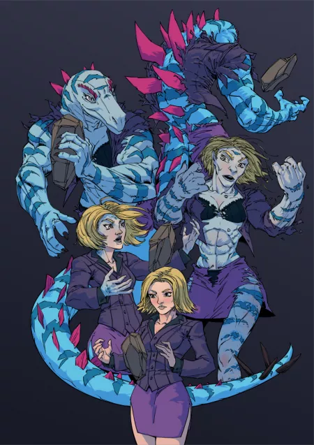 My OC - Stegronda Transformation by BradleyDoran