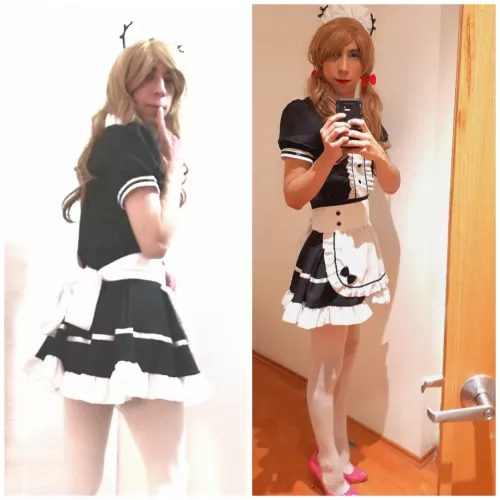 My oh my... Sissynthiia posted a pic with no makeup on. I saved it so here's the comparison for everyone to have. Send it to her. Kik sissynthiiaa by exposerofsissies