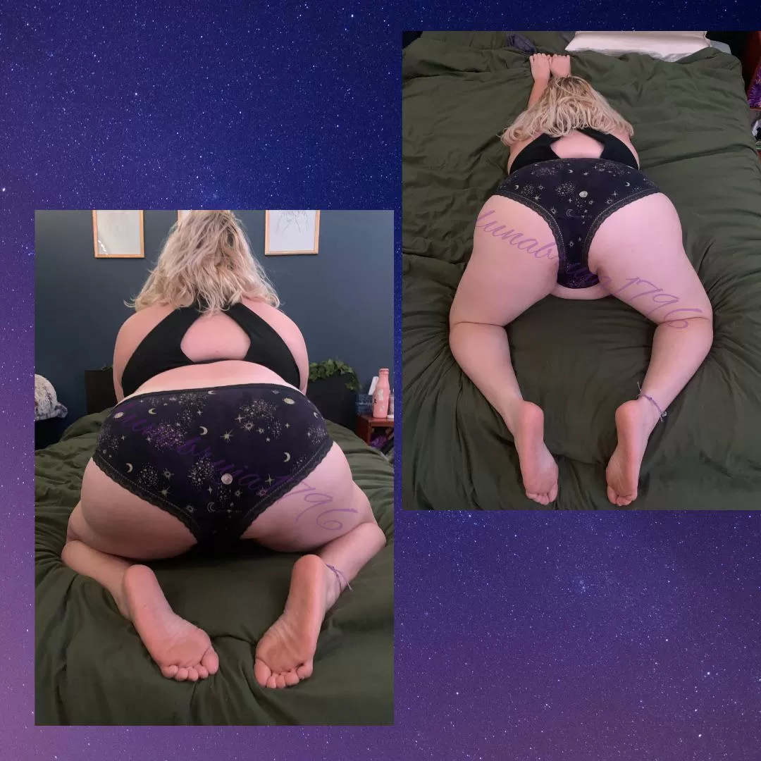 My ovulation panties will have you seeing stars! ✨ [selling] Used [pty] $30, free s&h, 5 pics of me wearing the panties! 😘 DMs open, ask me for my kik posted by lunabruja1796