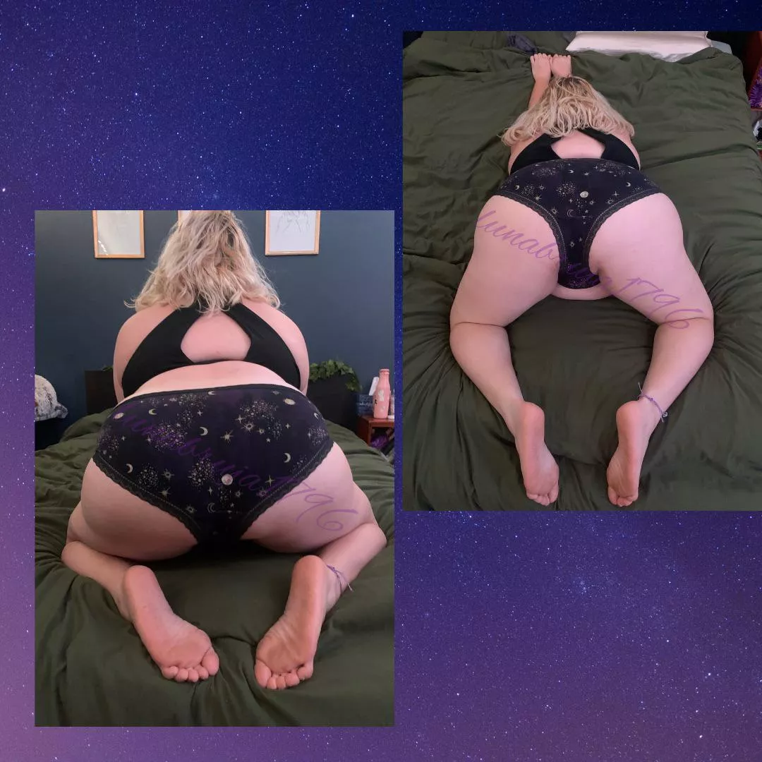 My ovulation panties will have you seeing stars! ✨ [selling] Used [pty] $30, free s&h, 5 pics of me wearing the panties! 😘 DMs open, ask me for my kik posted by lunabruja1796