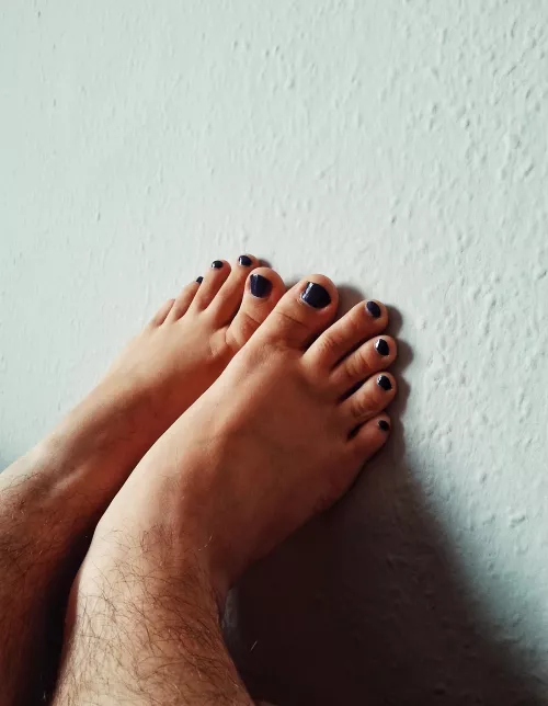 My painted feet. I'd check your sperm on it😚 by Note10ultra