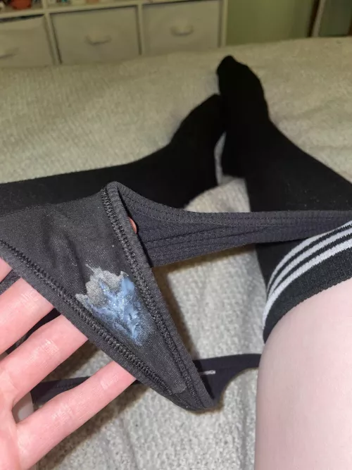 My panties get a little messy after play time😋 by okay-rae