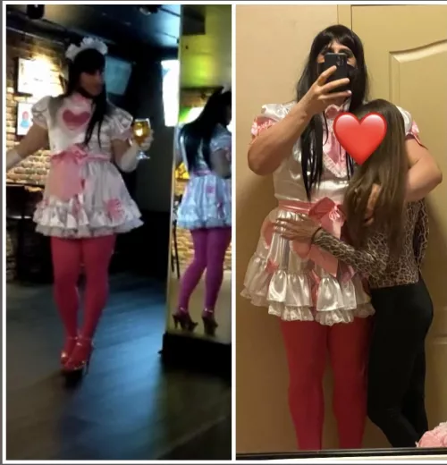 My partner lets me dress like this at the bar! by BetaCple