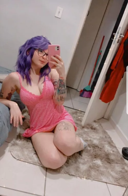 my pink lingerie turns u on? by Spiderjapaa