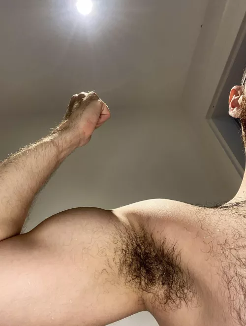 My pits and hair are ready for you by Strong-Piano-4241