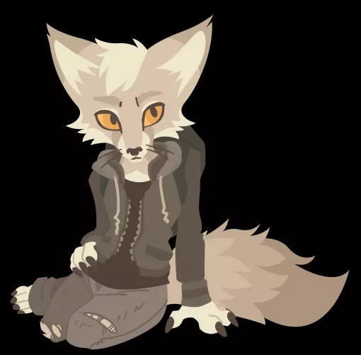 My post-apoc fennec! I haven't drawn in a long time, but I'm having a lot of fun with him. :) by Sleepwalks