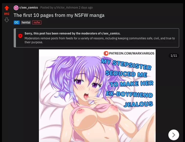 My posts keep being removed in this subreddit posted by Victor_Ashmore