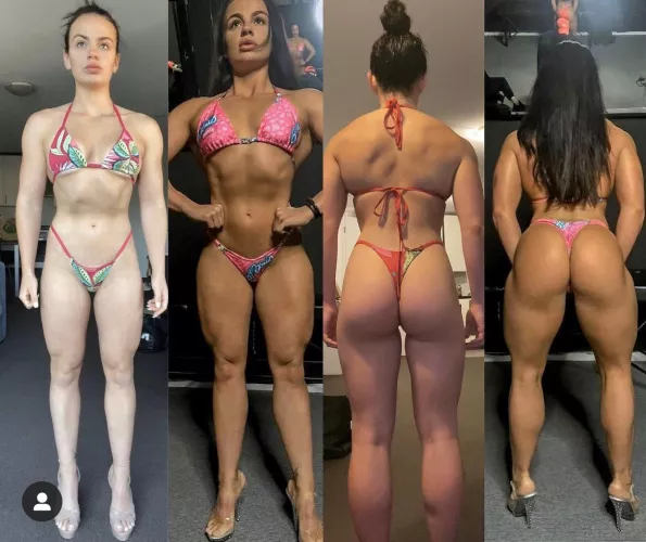 My progress over the last year 😈 by fitlittlerubyy