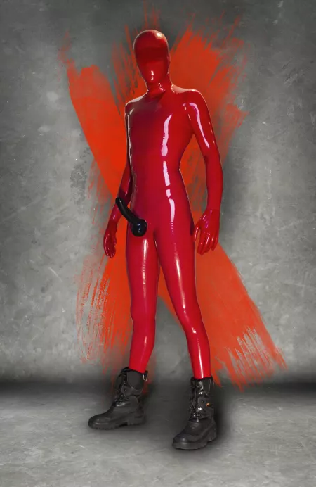 My red suit is no more but i can paint my other red ;) by ObjectToUse