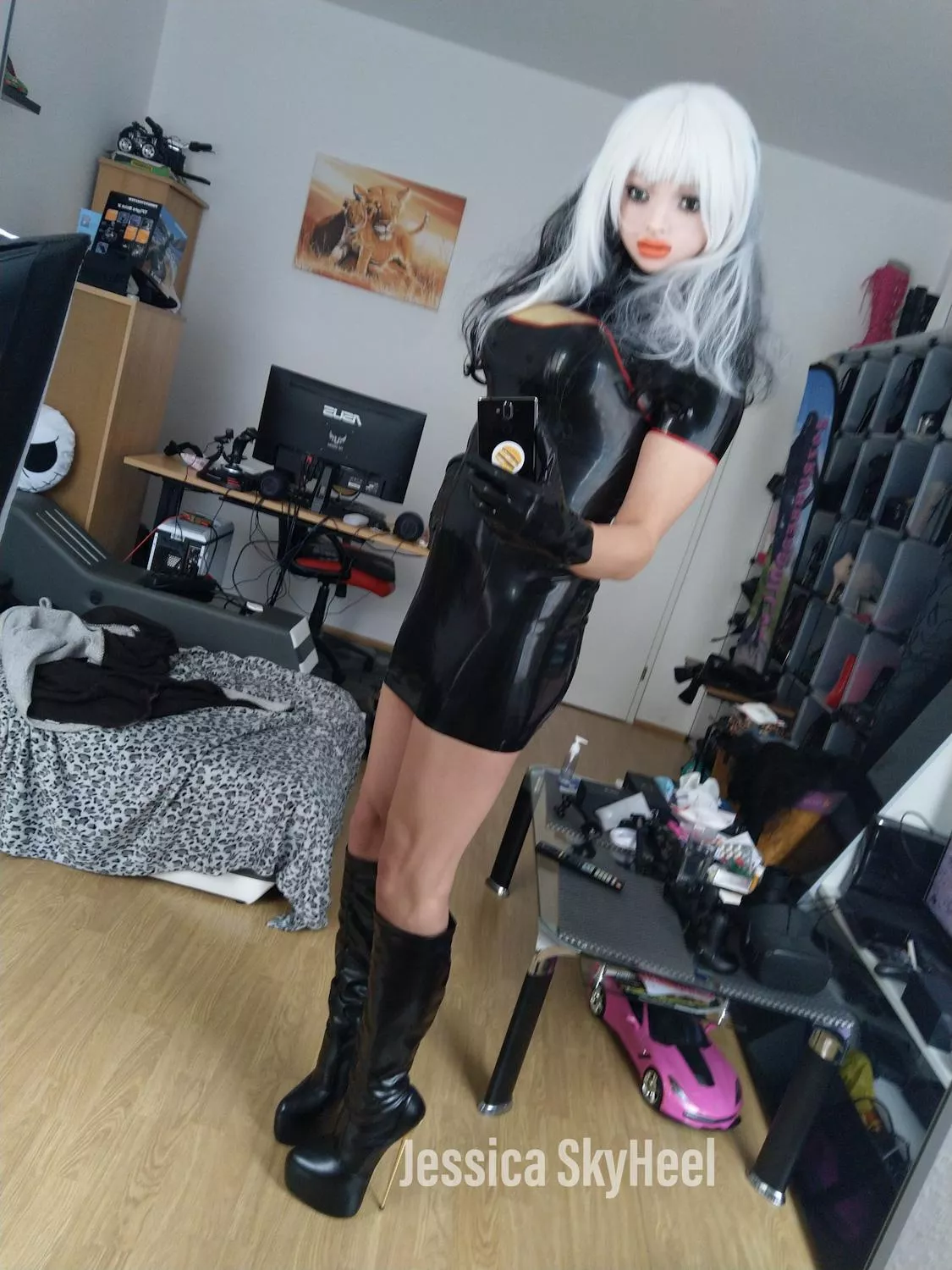 My saturday latex outfit posted by Jessi2021