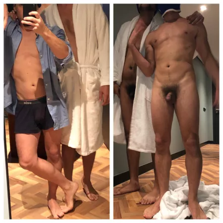 My second #OnOffDudes post - which do you guys like better? 😵 (thanks to our 3rd friend for stepping in to shoot the off!) by Happycamperone1