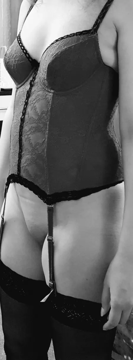 My sexy 38yo wife nicely dressed up hope basque and stockings are your thing by spalien00