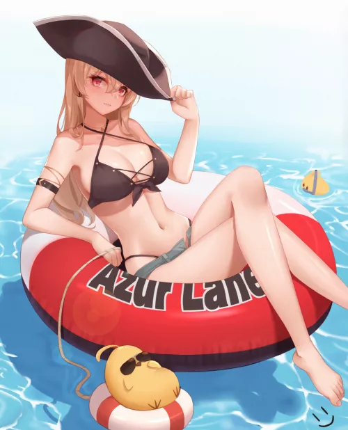 My Sexy French Ship Wife (MNF Jean Bart, Azur Lane, Vichya Dominion Faction) by Ras_Elclare