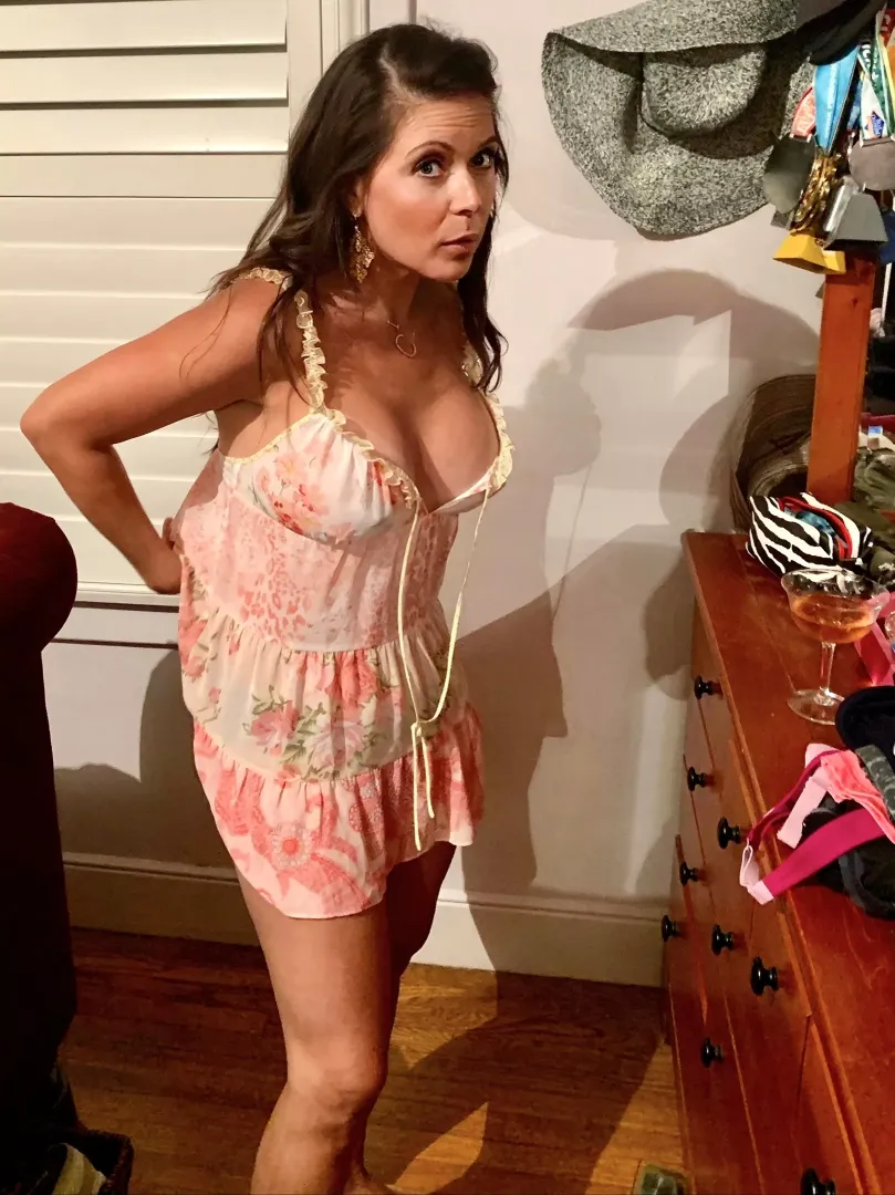 My sexy mom-nightie😆, work for you? Haha, no I'm kidding. It's kinda ratty ... posted by maynardpoindexter