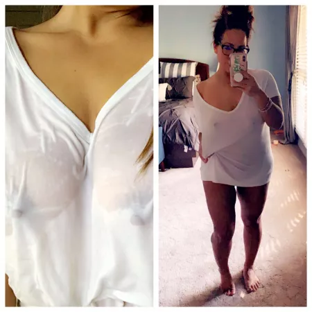 My shirt got wet this morning...😏😈 by jellybeanxxx10