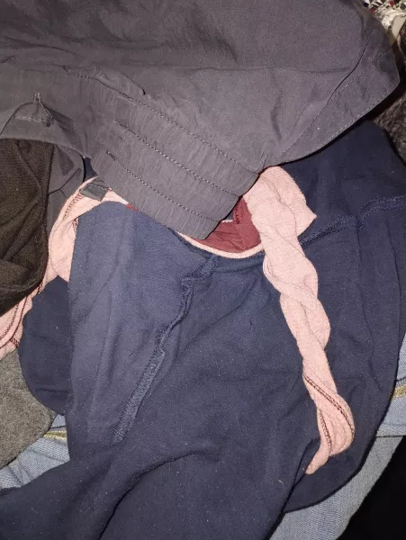 My sister always has a nice surprise for me in her laundry basket by chickenugget41