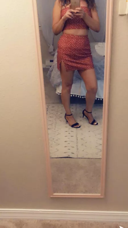 My skirt might not be short enough by Mallie-Marie