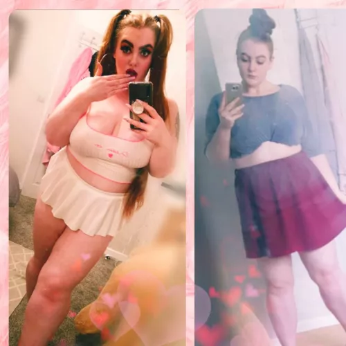 My skirts then < my skirts nwo ??? by prisoneroatmeal