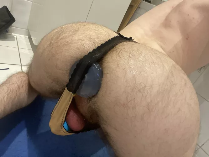 My slutty panties making sure my plug isn’t going anywhere by reditoar
