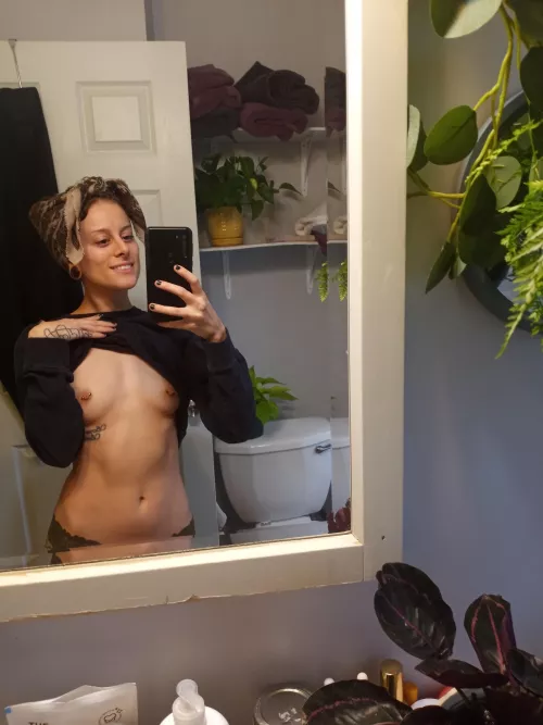 My small boobs are here to wish you a lovely day by LayneeDivinee