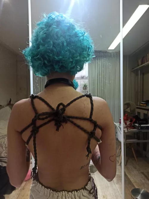 my submissive girl and her colored hair by senhordospassos