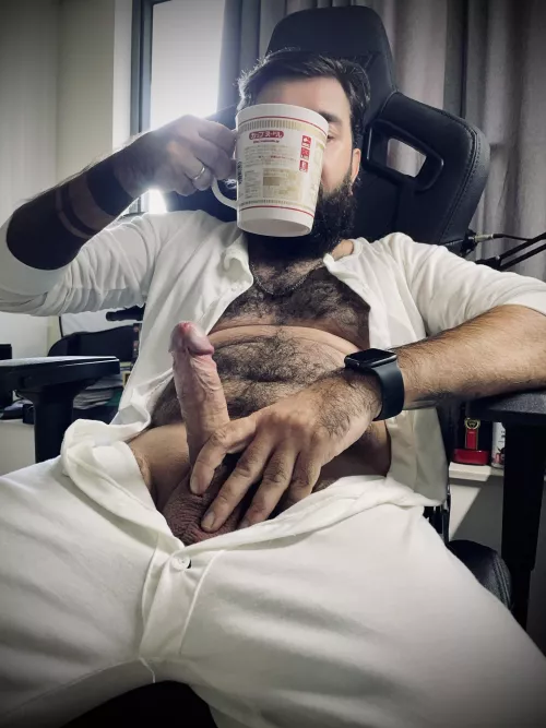 My Sunday starts with a coffee (just like any other day). Hope your weekend is going well☕️👍🥸 by Assbjorn_Dinghusson