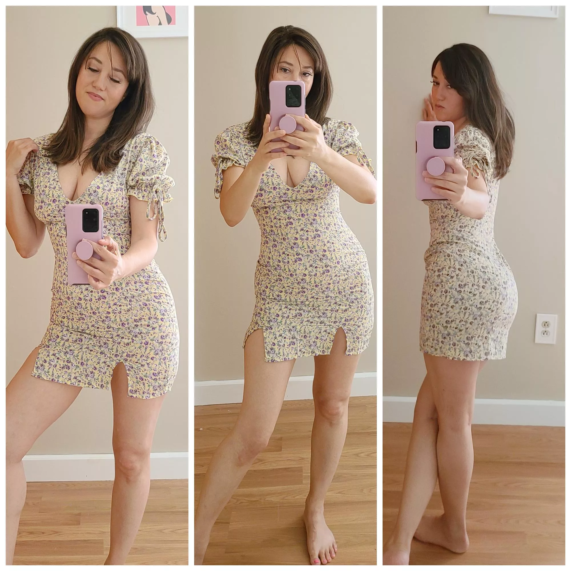 My Sundress is a bit too small for me but you don't mind do you? 👗 [F]43 posted by miss_violette_