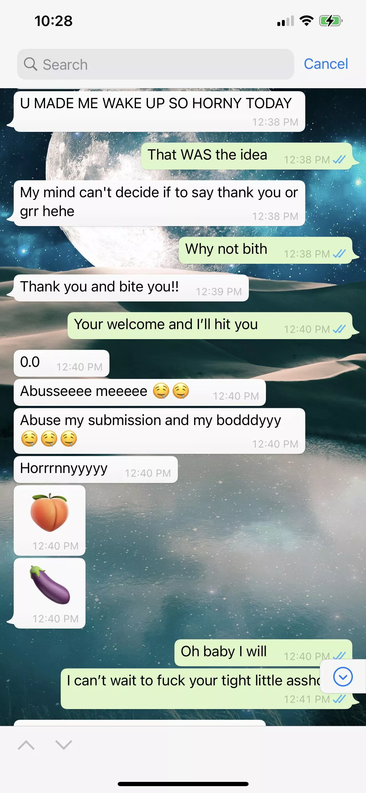 My sweet boy is in chastity and I teased him hard the second he woke up posted by CaliButterfly