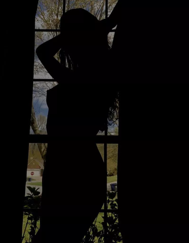 my take on the silhouette challenge 🖤 posted by urbbyjill