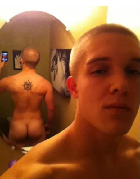 My tanless ass rivals the Coppertone Girl lol by Redman1354