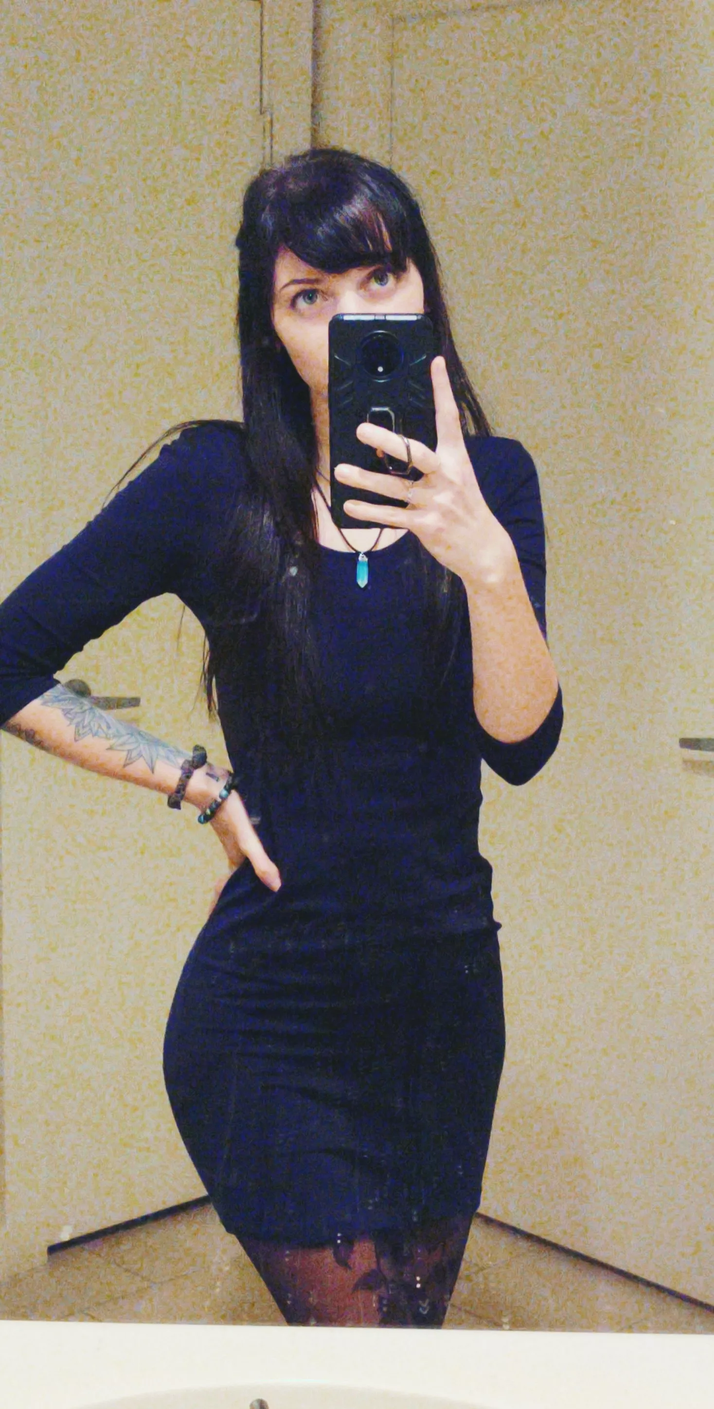 My Thanksgiving outfit, Sir said he had a hard time keeping his hands off of me in front of my family lol 🥰 posted by kimkitten-