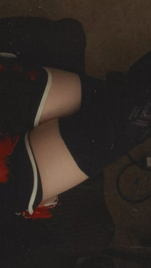 my thighs are a skinnier than i would like but whatever i’ll work with what i have by WriteUwU