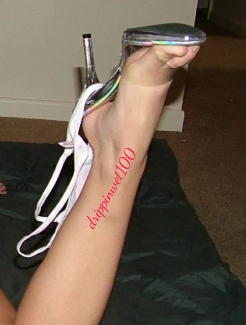 My Thongs were Already Off!! by drippinwet100