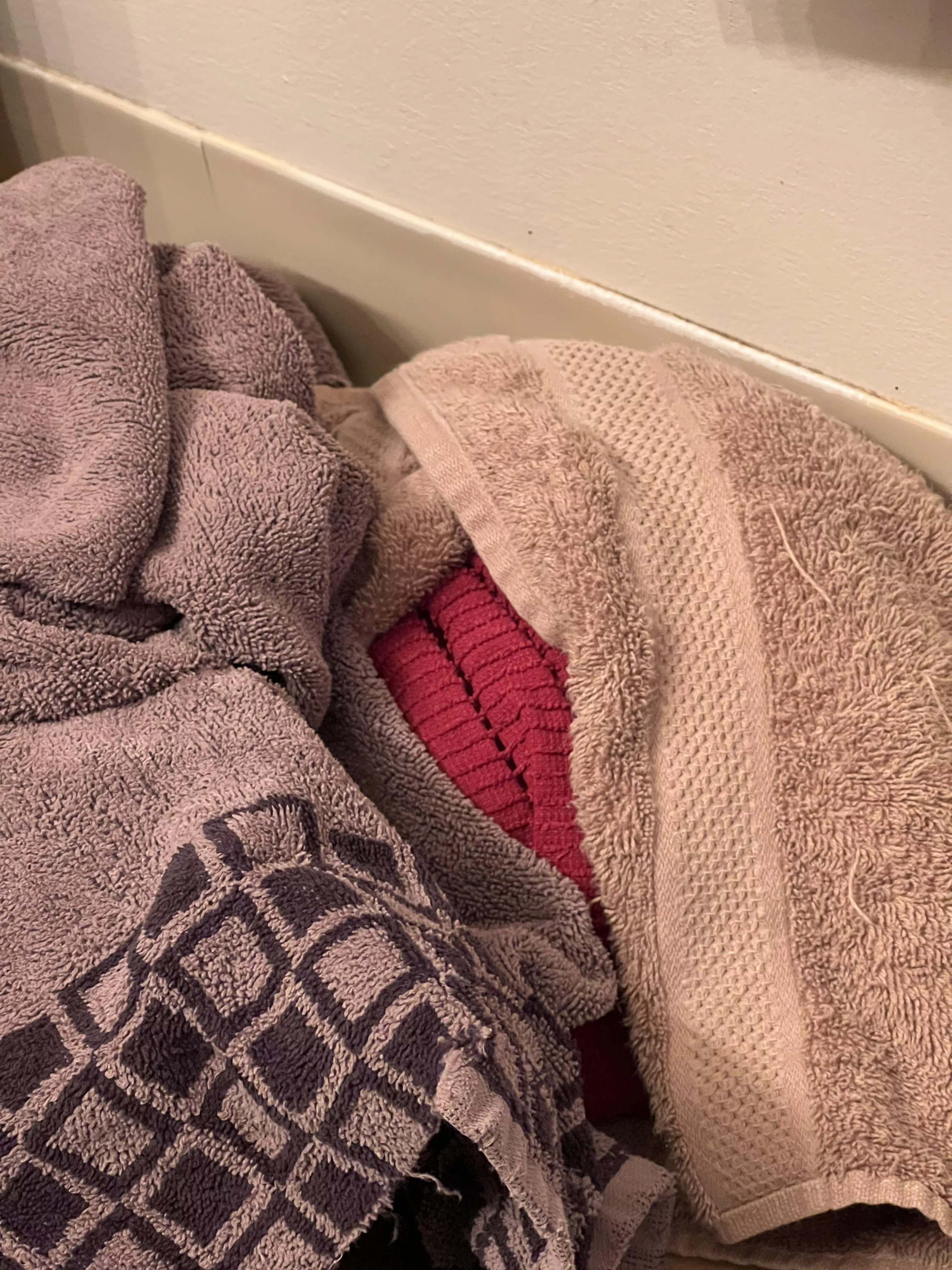 My towels this morning. posted by BurrStreetX