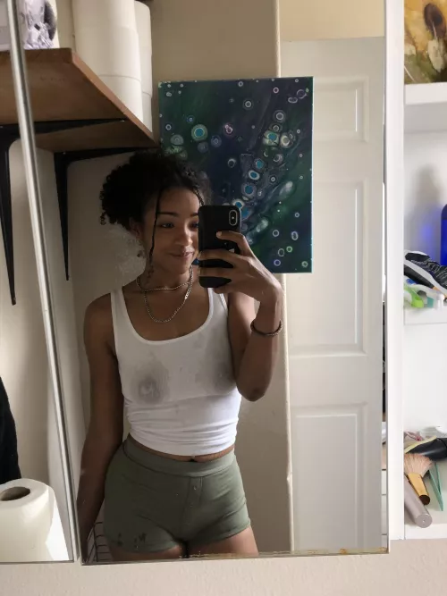 My T-shirt got wet! by lexlovescock