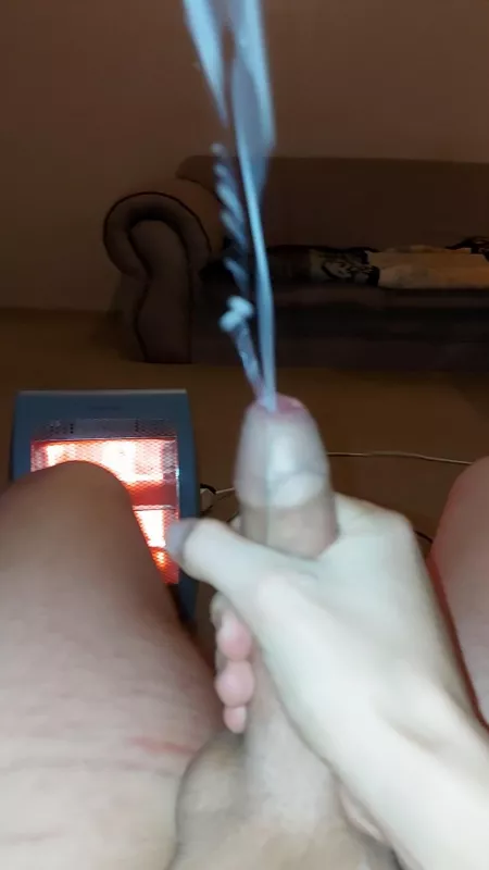 My uncut dick cumshot.💦 by Foreign_Ad_6717