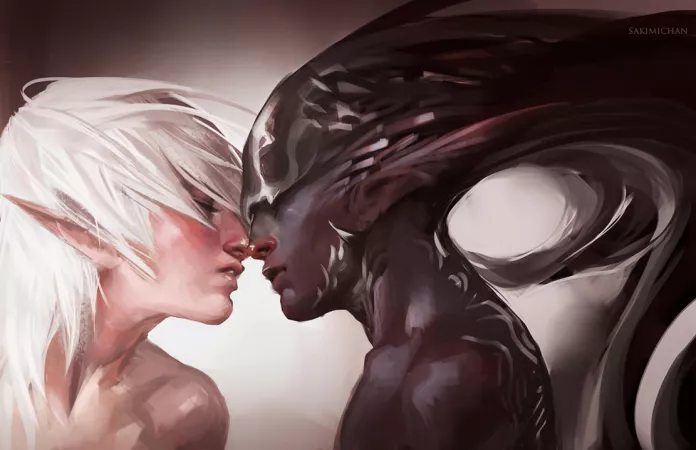 My Valentine by sakimichan by chalkchick0