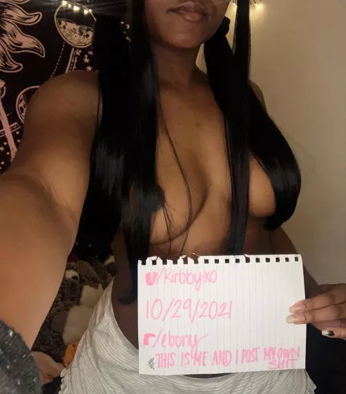 my verification post! by kirbbyxo