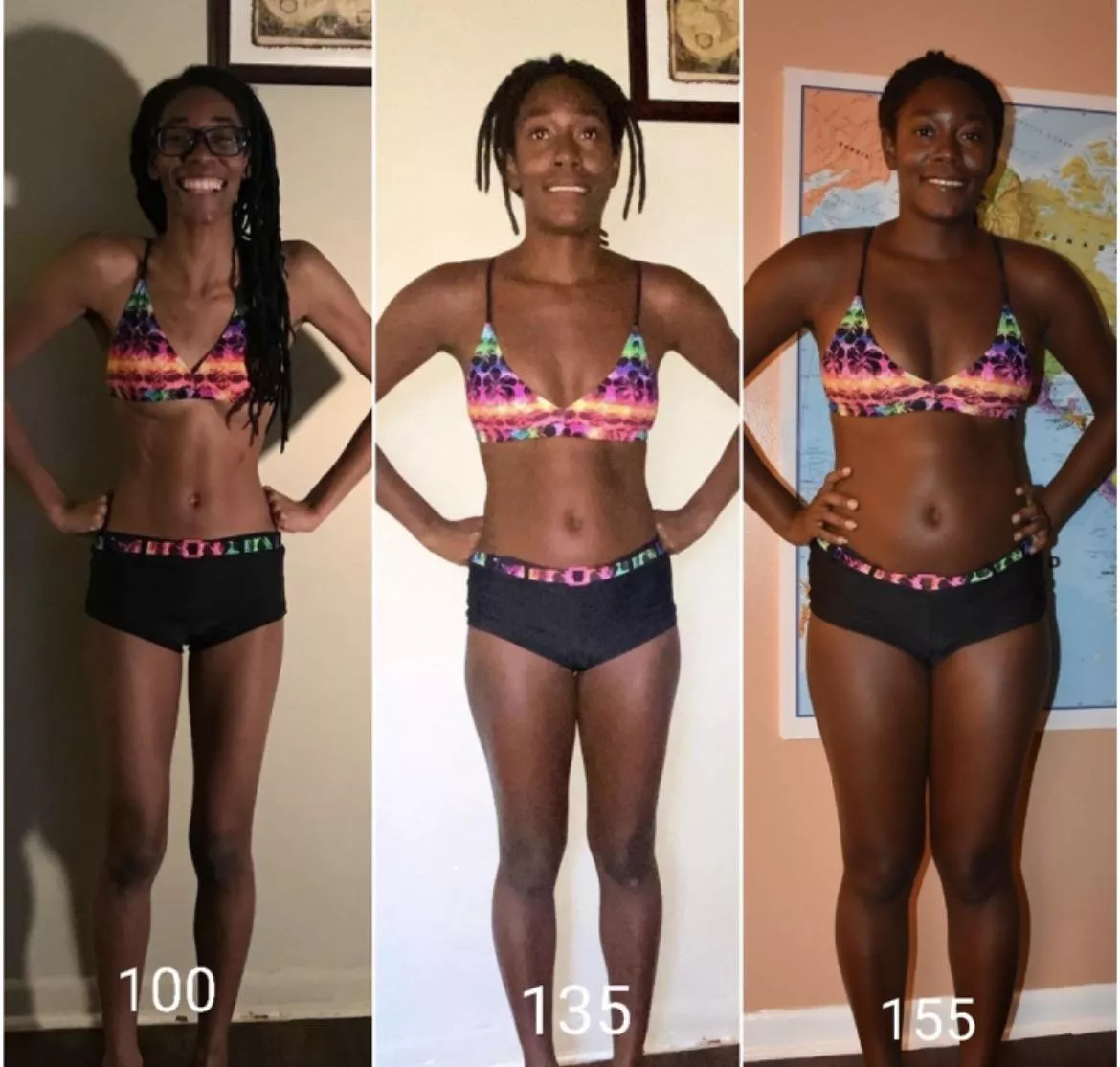 My weight gain progress from the last 6 months posted by pitten-